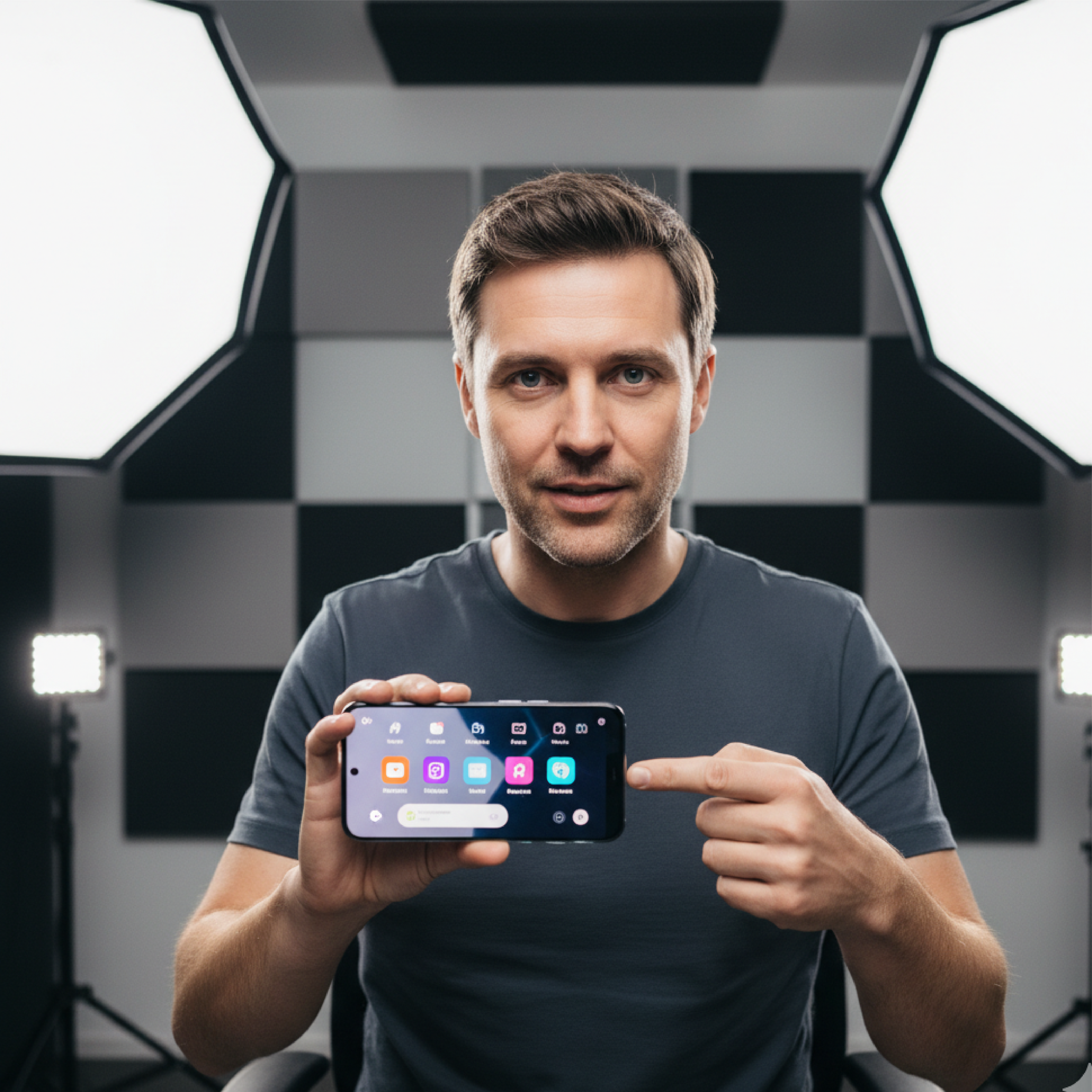 Recording session with product demo in context